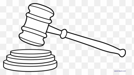 Gavel Clipart Cool Picture - Gavel Clipart Black And White Emoji,Judge Gavel Emoji