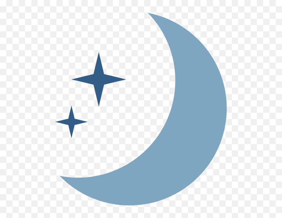 Moon Two Stars Graphic - Crescent Emoji,Iphone Star Emoji