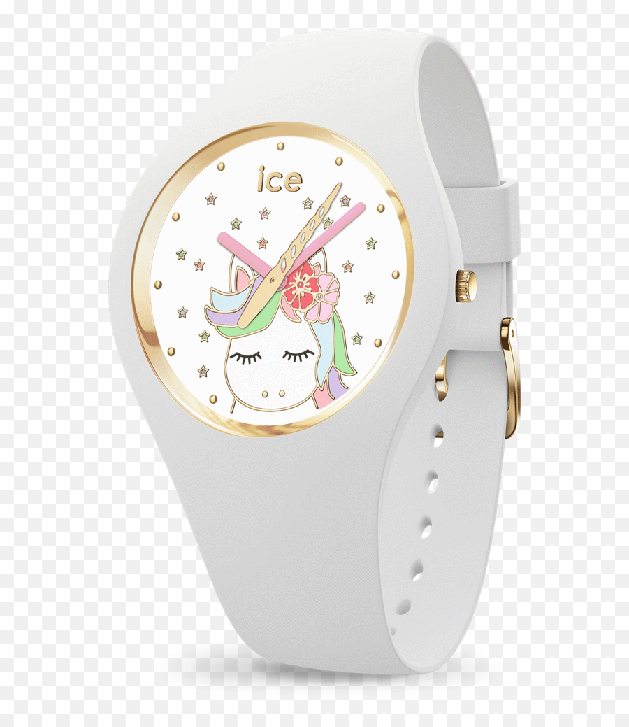 Ice Fantasia White Unicorn Kids Watch - Ice Watch Unicorn Emoji,Watch And Clock Emoji Game