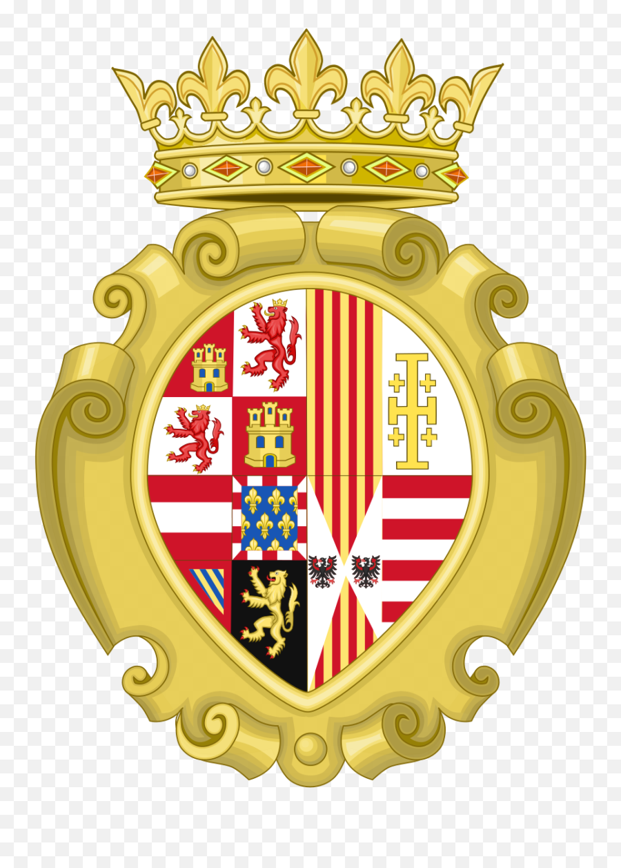 Coat Of Arms Of The King Of Spain - Coat Of Arms For King Of Sicily Emoji,Sicily Flag Emoji
