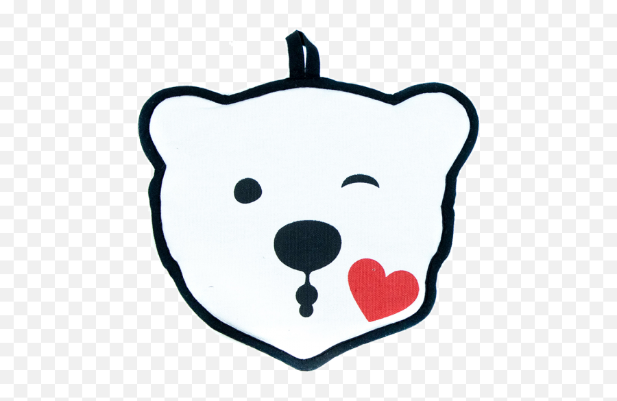 Coca - Cola Polar Bear Emoji Pot Holder Cartoon,Over Your Head Emoji