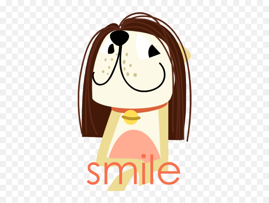 Free Online Smile Dog Emoji Expression Vector For - Happy,Pet Emoji