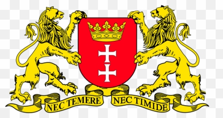 Coat Of Arms Crest Helmet Plate - Gdansk Emoji