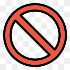 No Entry Sign - Nys Constitutional Convention Sample Ballot Emoji,Ab Emoji
