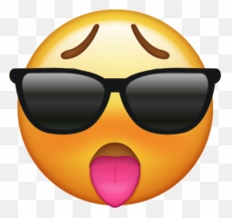 What Hentaiface Sunglasses Sticker By Emmablawrence - Cursed Emoji With ...