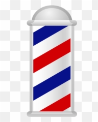 Barber Pole Emoji - Barber Pole Icon,Scissors Emoji