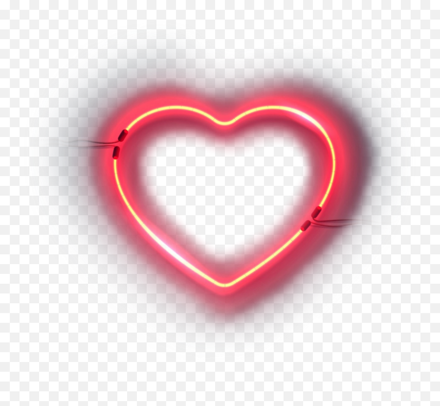 Mq Red Light Lights Hearts Heart Neon Emoji,Red Light Emoji