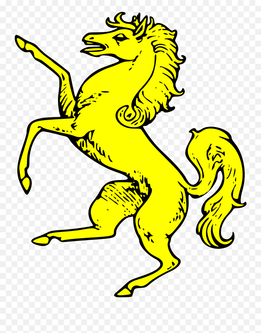 Shield Horse Gold Coat Arms - North Greenford United Fc Emoji,Horse Arm Emoji