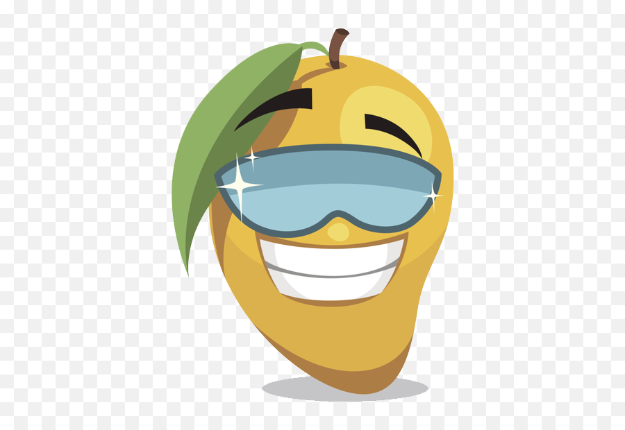 Clipart Fruit Mango Clipart Fruit - Mango Cartoon Png Emoji,Candy Face Lemon Pig Emoji