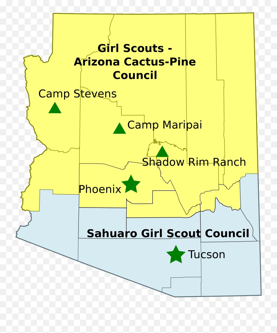 Arizona - Arizona Girl Scout Council Map Emoji,Girl Scout Emoji