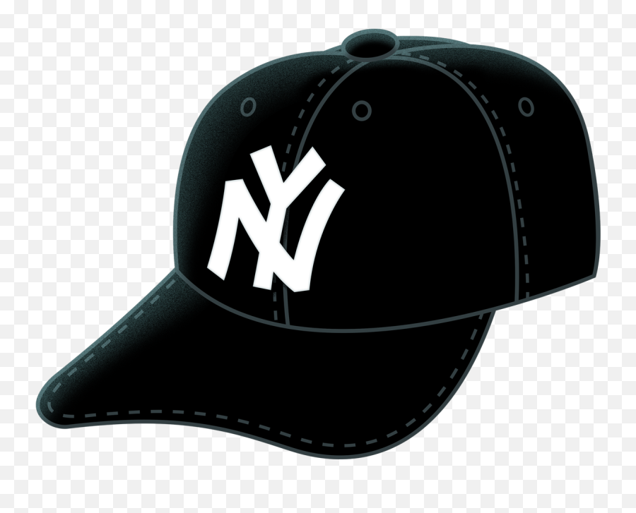Yankees Hat Clipart - Cartoon New York Hat Emoji,Cap Emoji