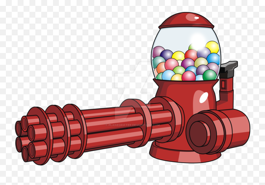 Gum Clipart Candy Machine Gum Candy - Candy Machine Gun Emoji,Gumball Machine Emoji