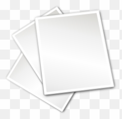 Three Paper White Clear Tablet - Paper Emoji,Emoji Flowers