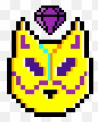 Pixilart - Devil Horns Pixel Art Emoji