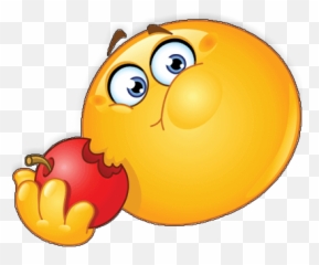 Smiley Emoji - Eating