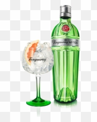 Liquor Glass Wine Alchohol Bottle - Tanqueray 10 Gin Tonic Emoji