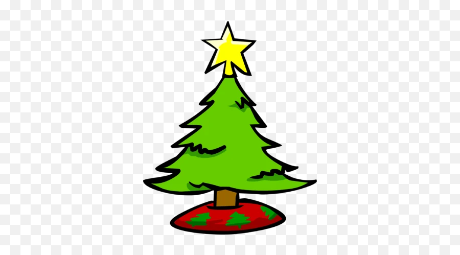 Small Christmas Tree - Small Cartoon Christmas Tree Emoji,Christmas Tree Emojis