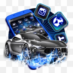Car Blue Theme - Google Play Lamborghini Aventador Emoji,Bmw Emoji