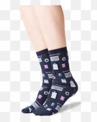 Womens Accountant Crew Socks - Human Leg Emoji,Accountant Emoji
