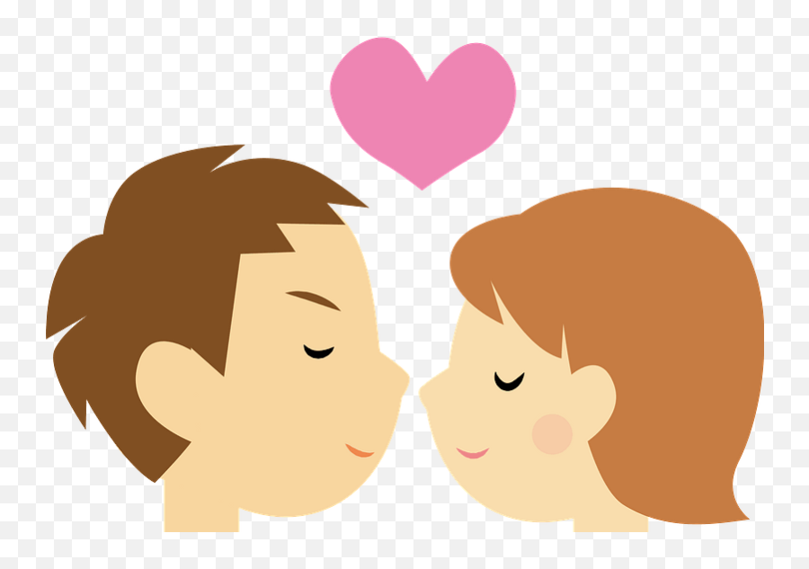 Download Couple Kiss Face Clipart Emoji,Kissie Face Emoji