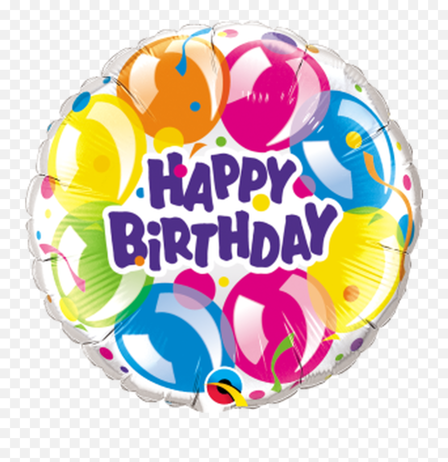 Birthday Sparkling Balloons 18 Foil Balloon - Happy Birthday Mylar Balloon Emoji,Sparkling Emoji