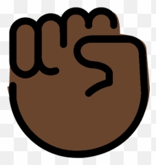 Raised Fist Emoji Clipart - Transparent