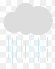 Rain Clouds Clipart - Dot Emoji
