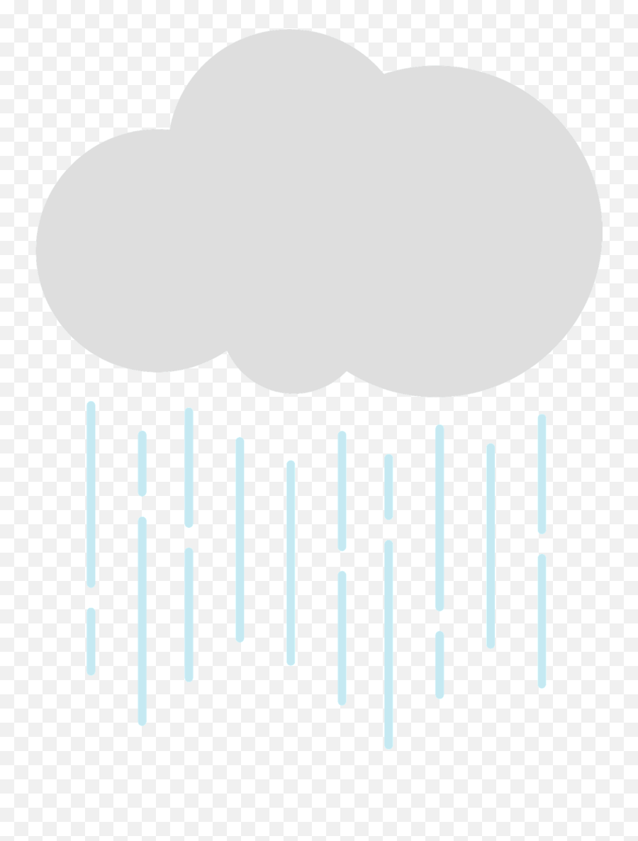 Rain Clouds Clipart - Dot Emoji,Raining Emoji