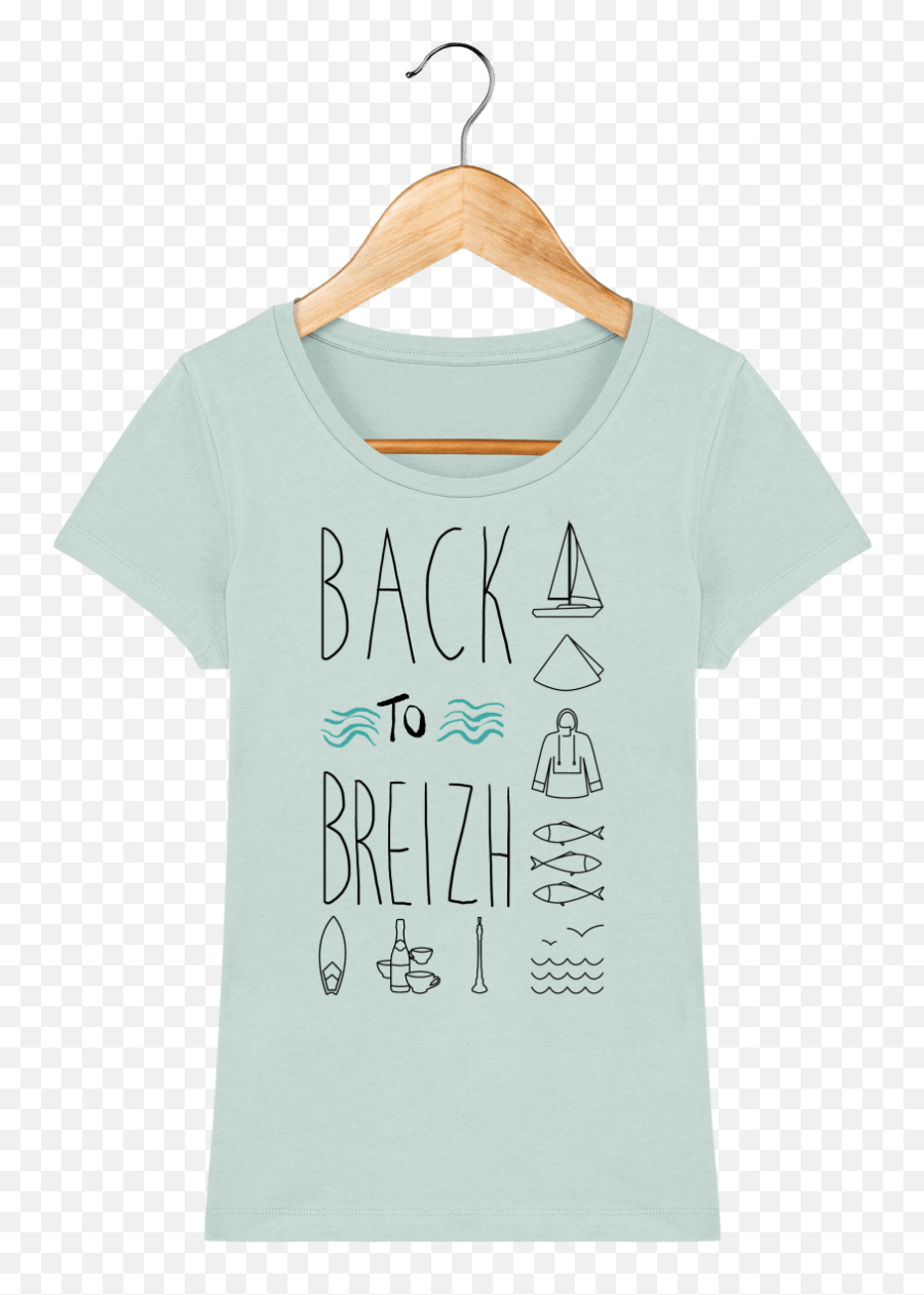 Insolite En Bretagne - T Shirt Femme Bretagne Emoji,Clavier Emoji