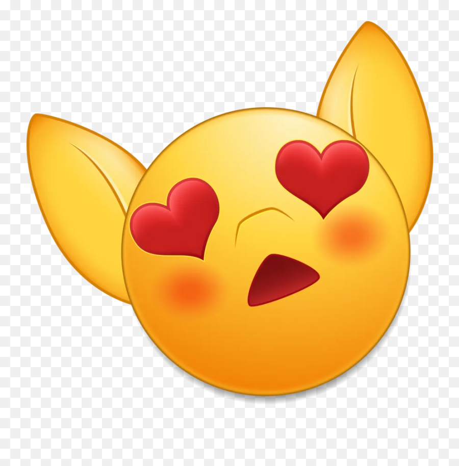 Party Emoji Transparent - Heart Eyes Open Mouth Emoji,Wemojis