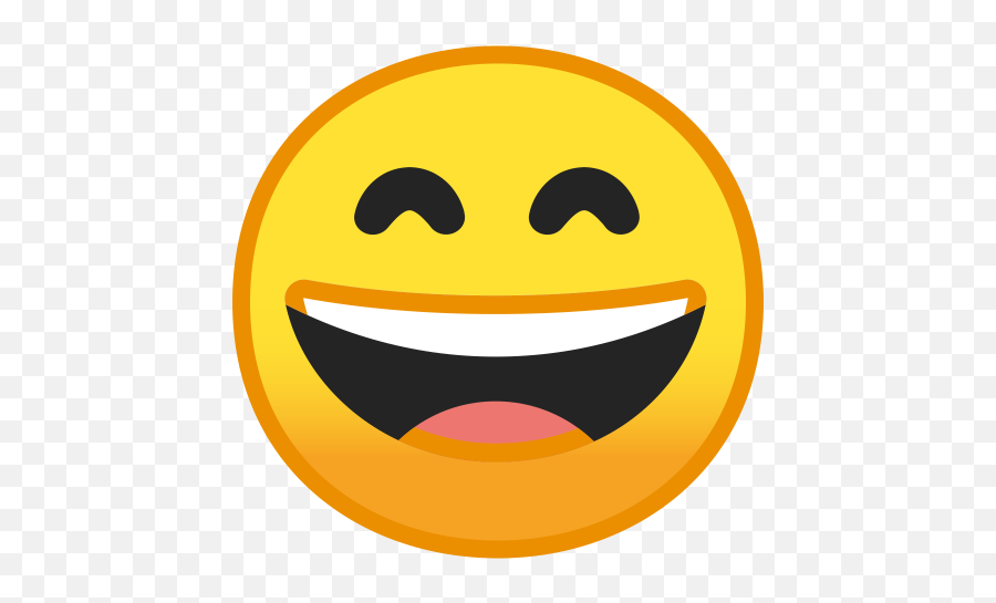 Laughing Face Icon At Getdrawings - Emoji Grinning Face With Smiling Eyes,Laughing Emoji