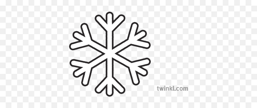 Snowflake Emoji Icon Xmas Phone Topics Mixed Calculations - Simple Snowflake Silhouette,Snowflake Emoji