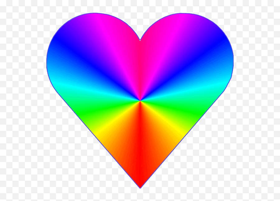 Pin - Rainbow Love Hearts Emoji,Rainbow Heart Emoji