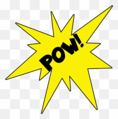 Pow Word And Burst Free Stock Photo - Emblem Emoji,Oh Yeah Emoji