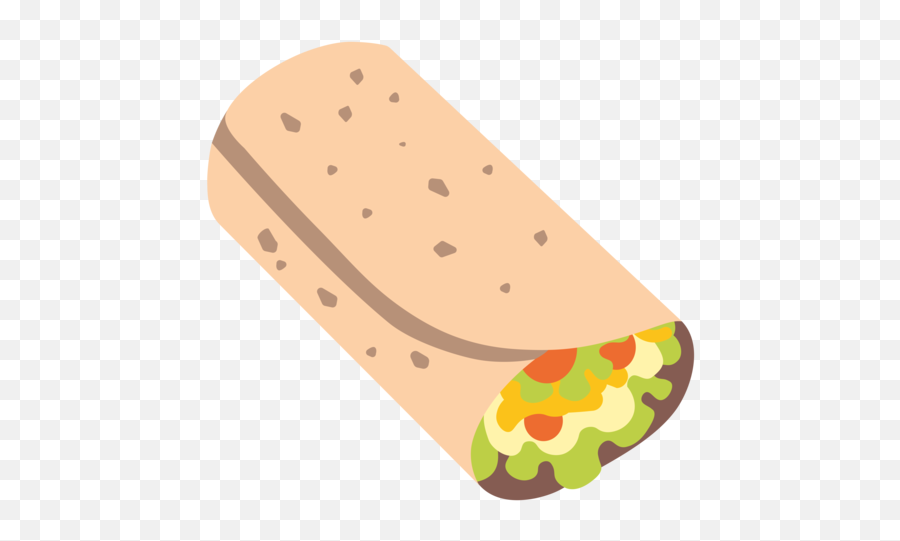 Burrito Emoji - Burrito Emoji Png,Mexican Emoji