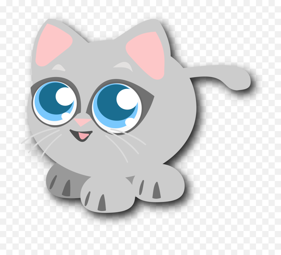 Baby Grey Cat Image - Baby Cat Clip Art Emoji,Emoji Birthday Presents