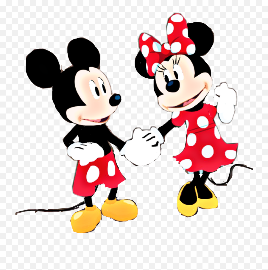 Mickey Minnie Mouse Mice Characters Disney Mickeymouse - Disney Characters Minnie And Mickey Emoji,Mickey Mouse Emoji