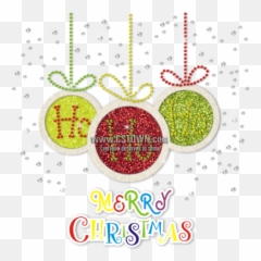 Ho Ho Ho Merry Christmas Bling Glitter - Necklace Emoji,Merry Christmas Emoji Text