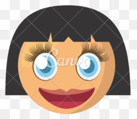 Emoji Girl Expression Image - Cartoon