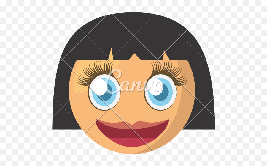 Emoji Girl Expression Image - Cartoon,Girl Emoticon