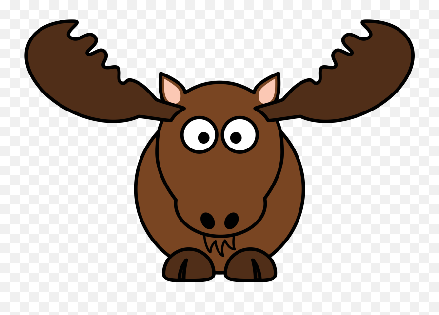 Canada Moose Clipart - Cartoon Moose Transparent Emoji,Canadian Emoji