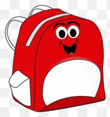 Pin - Cartoon Backpack Clipart Emoji