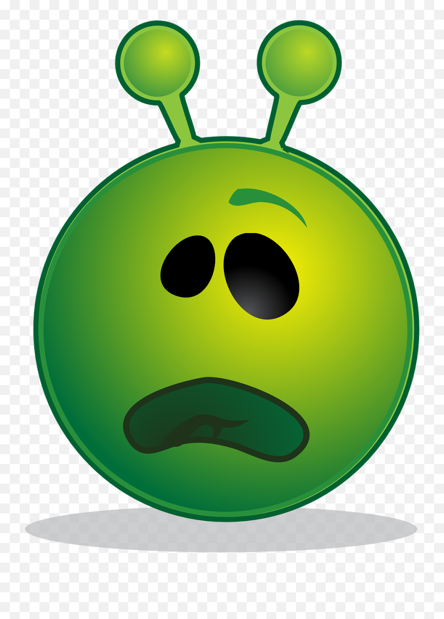 Alien Smiley Emoji Emoticon Expression - Green Alien Smiley,Eye Emoji