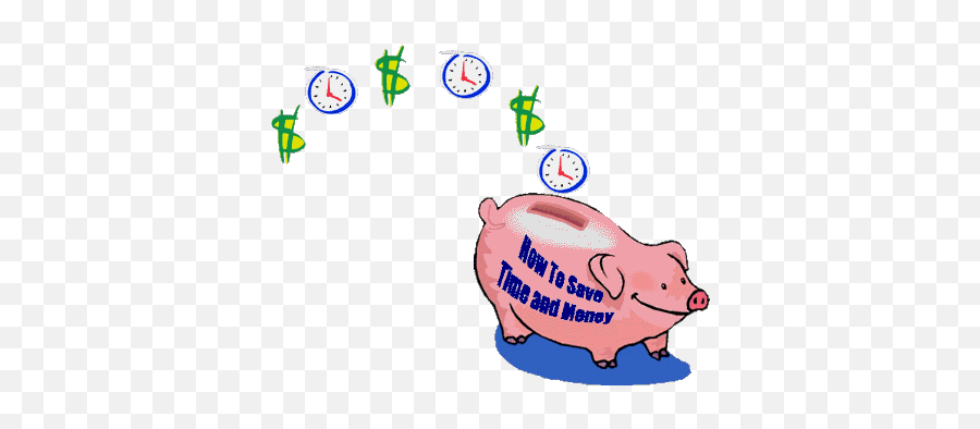 Bank Clip Animated Picture - Save Money Animated Gif Emoji,Pig And Money Bag Emoji