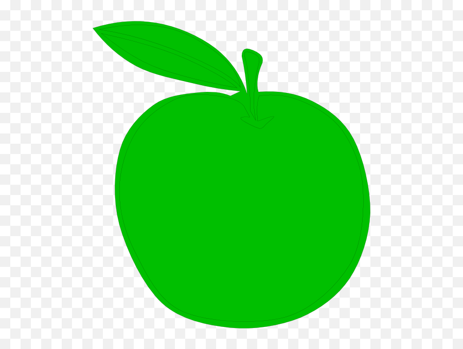 Clipart Apple Solid Clipart Apple Solid Transparent Free - Green Apple Clip Art Png Emoji,Green Apple Emoji