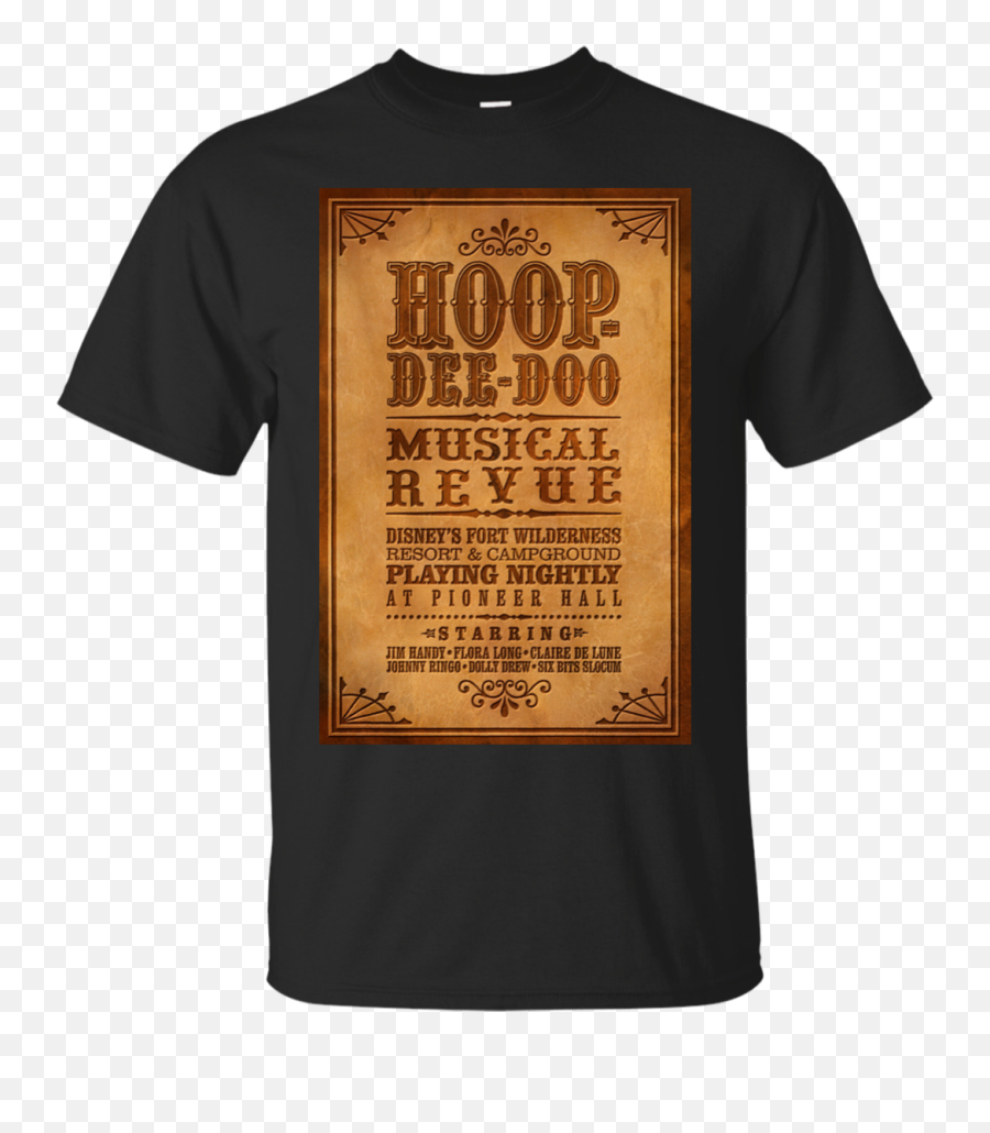 Hoop Dee Doo Musical Review Disney World Cotton T - Shirt Active Shirt Emoji,Disney World Emoji