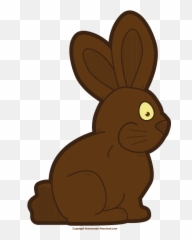 Bunny clipart image 0 - Clipartix Chocolate Emoji