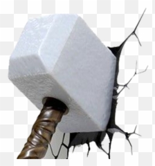 Download Free Png Light Angle Hulk Thor Download Hd Png - Thor Hammer In Wall Png Emoji,Thor Emoji