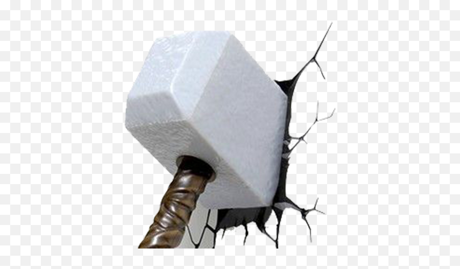 Download Free Png Light Angle Hulk Thor Download Hd Png - Thor Hammer In Wall Png Emoji,Thor Emoji