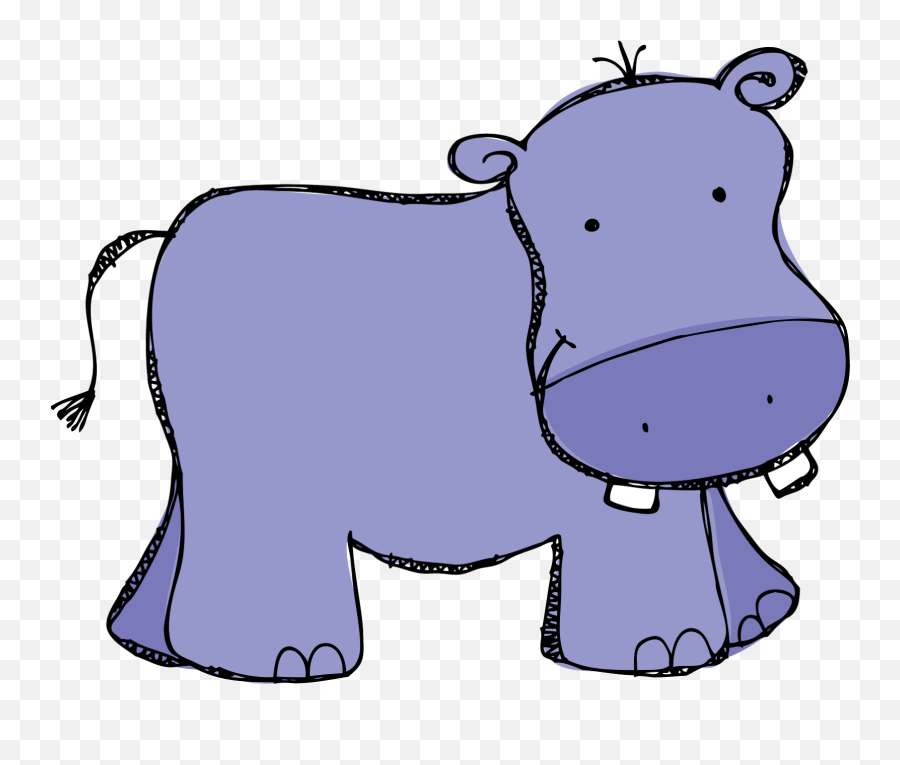 Hippo Clip Art - Hippo Transparent Clipart Emoji,Hippo Emoticon